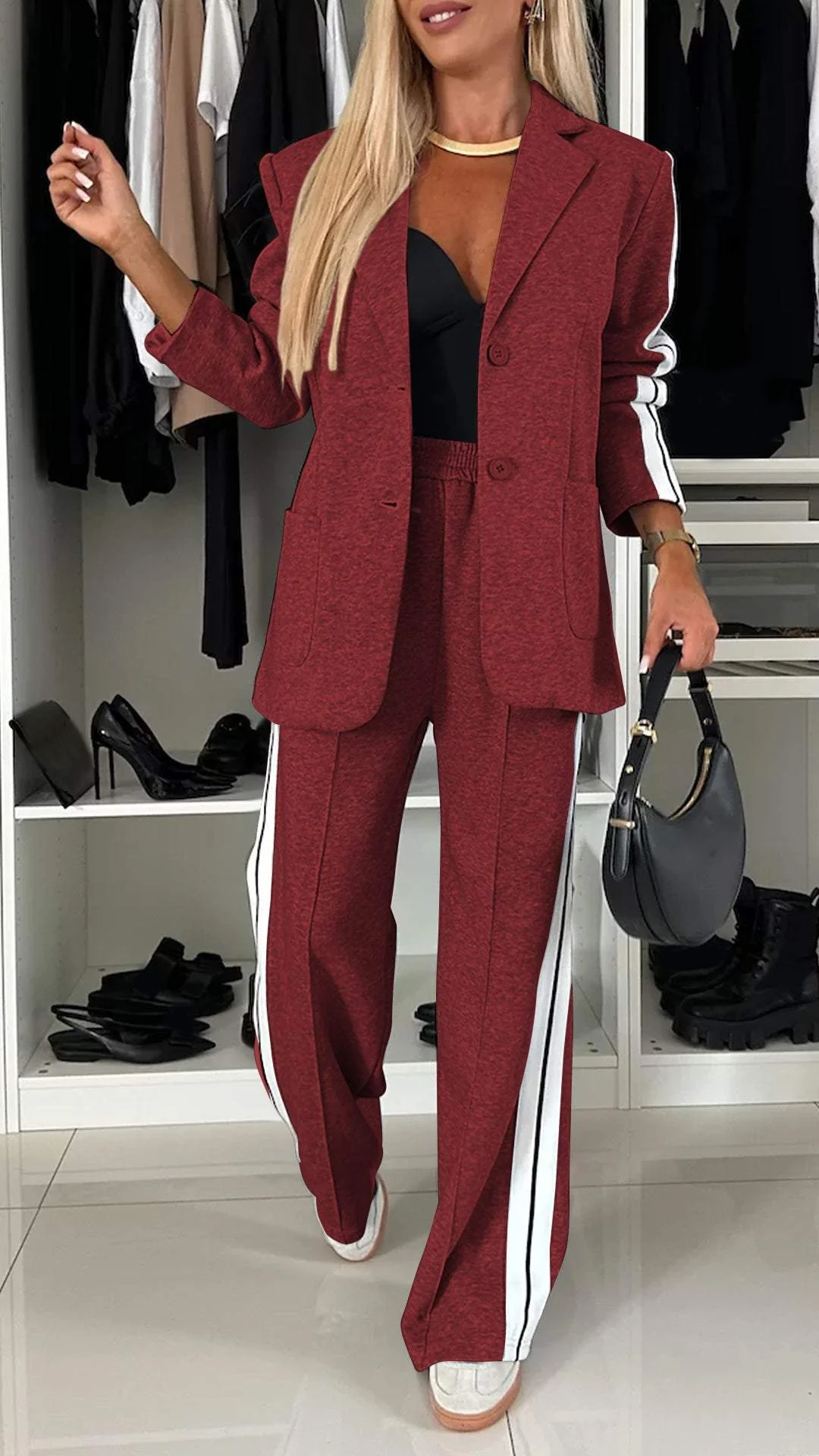 Un blazer et un tailleur-pantalon chic sur mesure pour un style sans effort