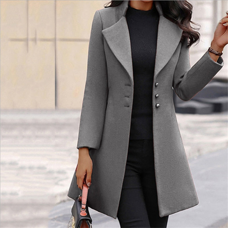 Veste classique décontractée zippée intégrale