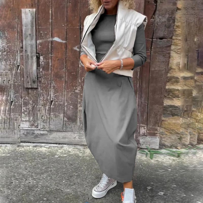 Selindrae™ - Robe femme avec poche élégante