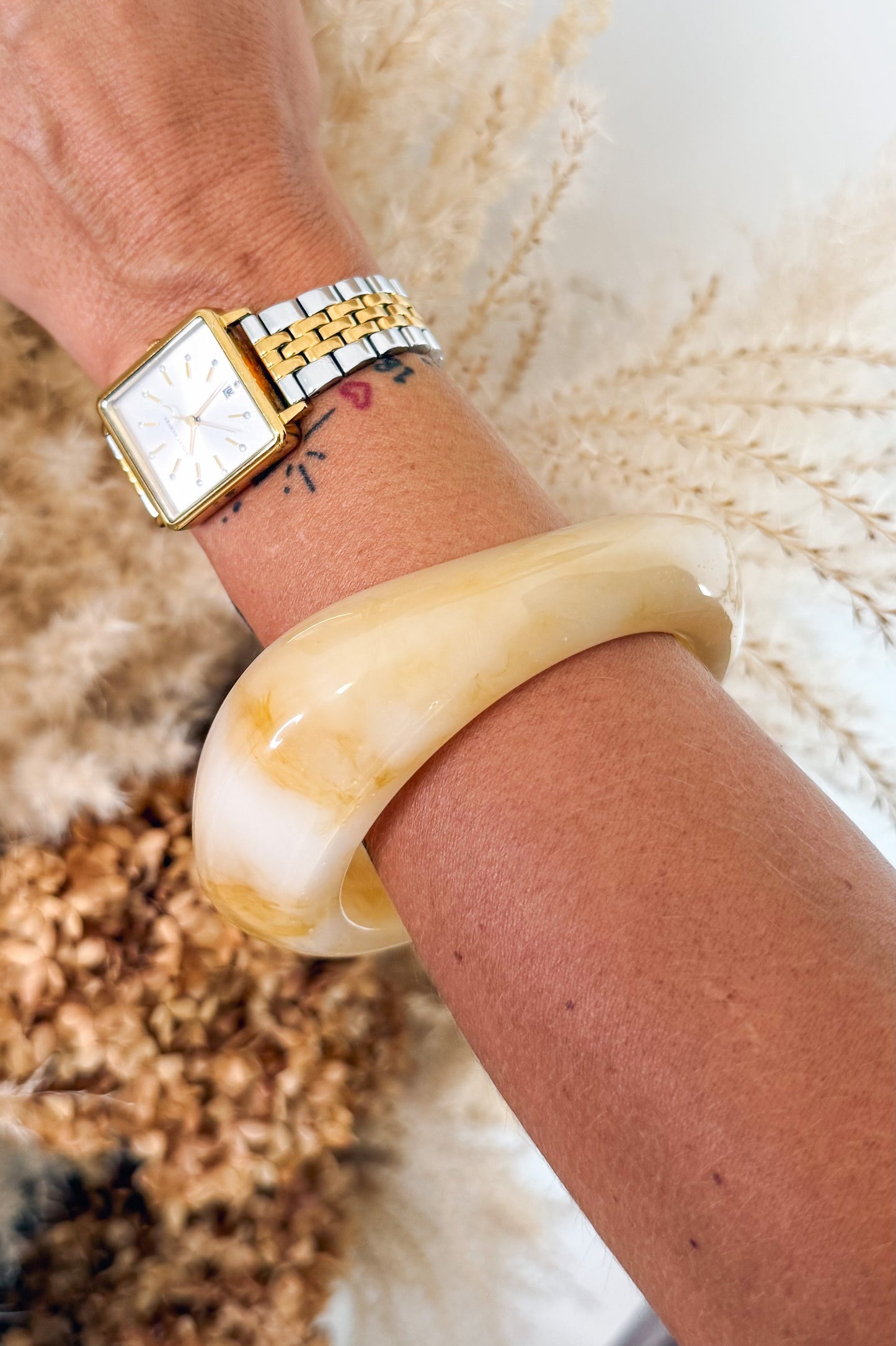 Bracelet Style Pierre Beige