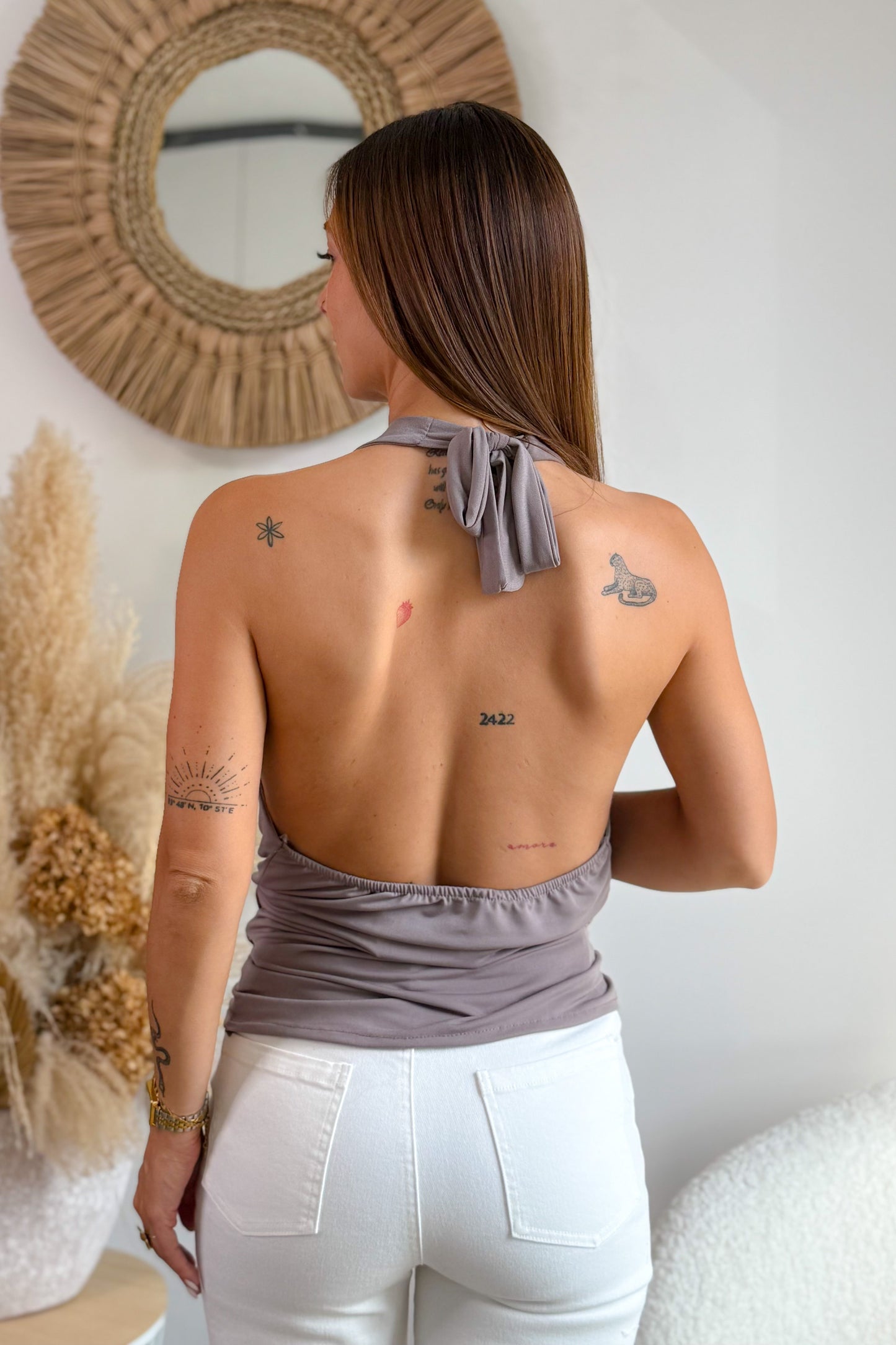 Top Alizéa Brun Clair