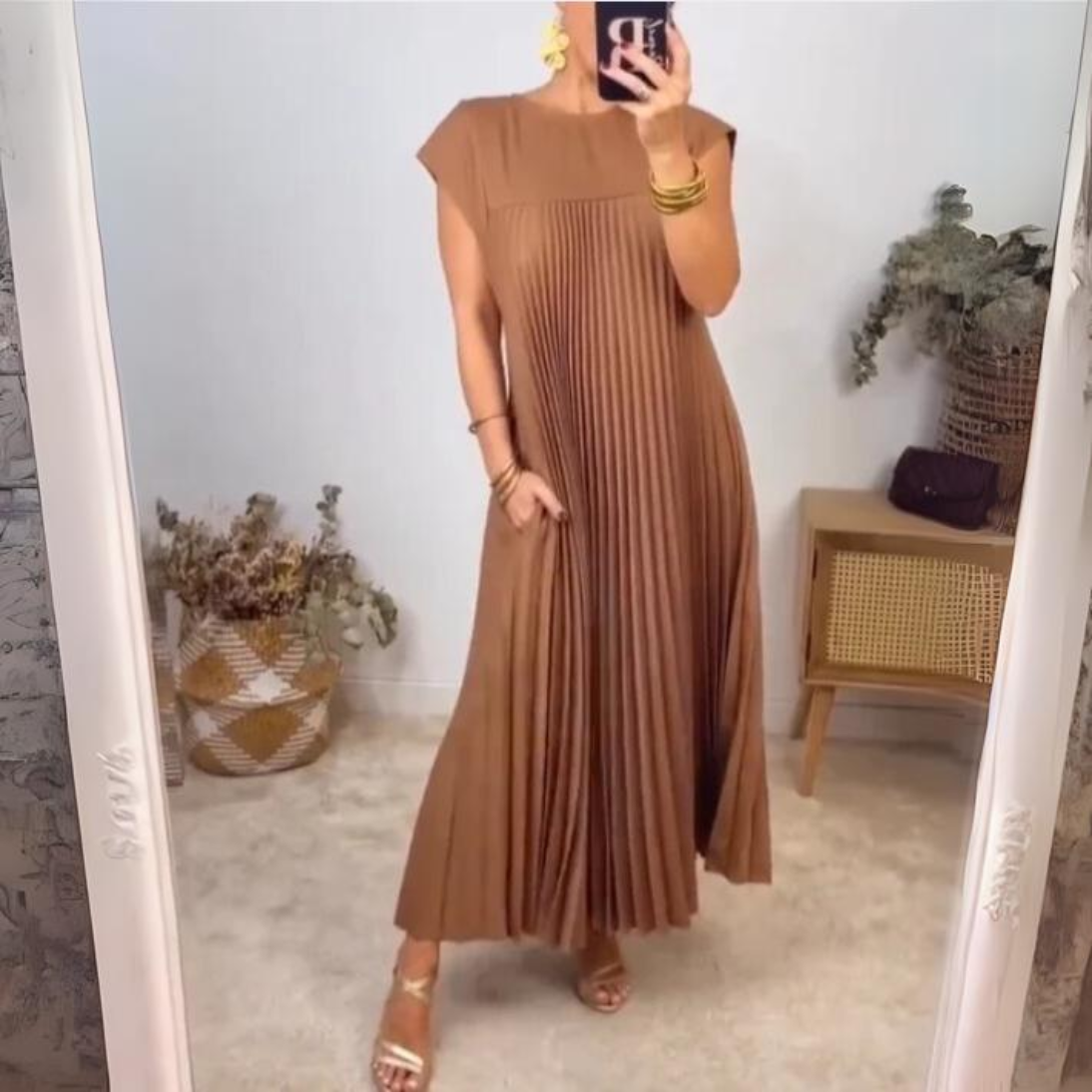 Seline® | Robe plissée légère et aérienne