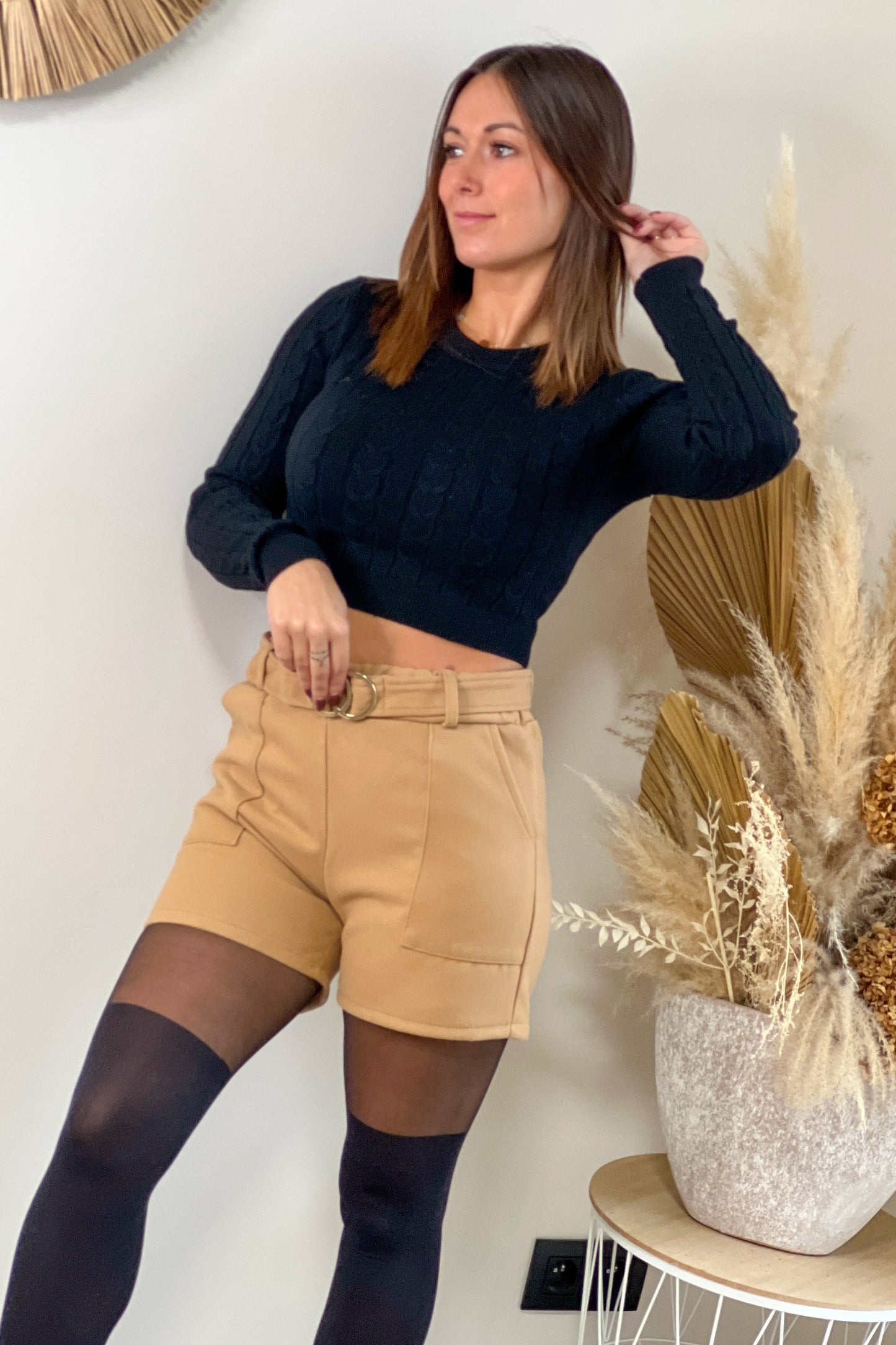 Short Laure Camel