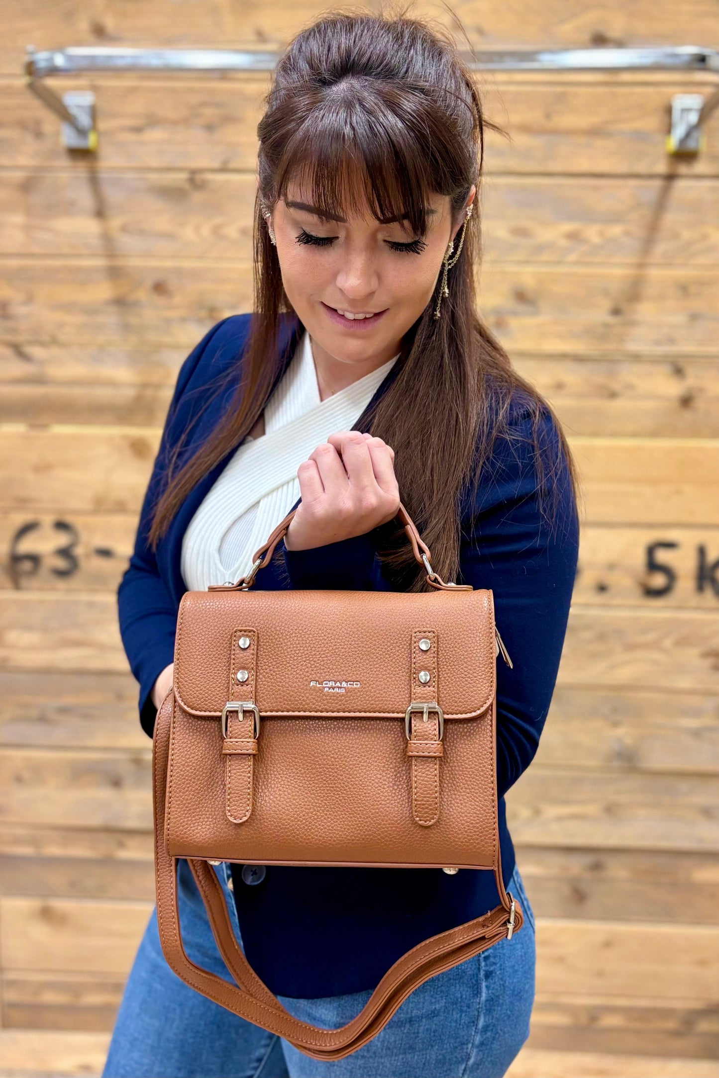 Sac Style Cartable Reyline Camel