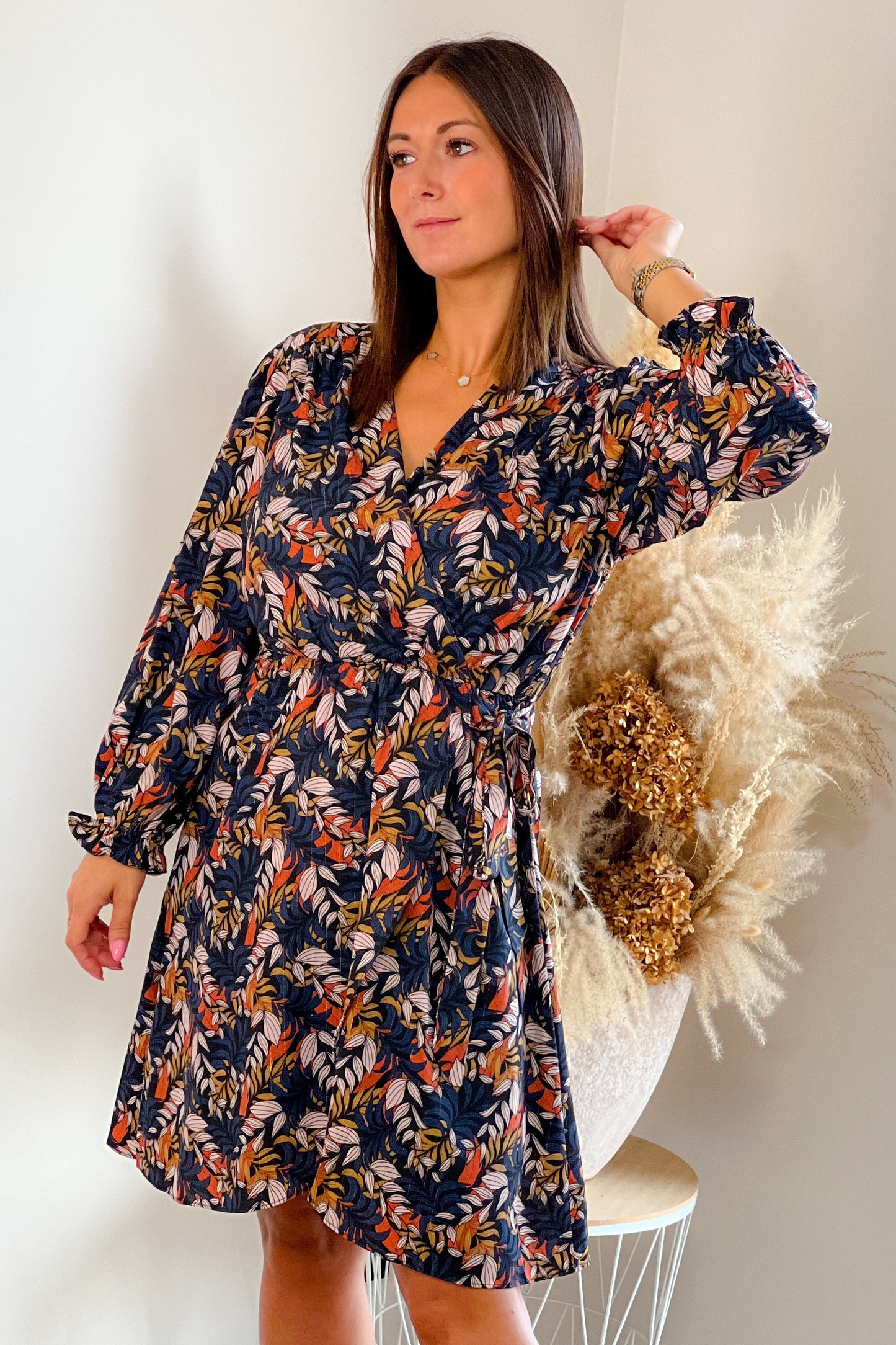 Robe Cache cœur Anaëlle Noir