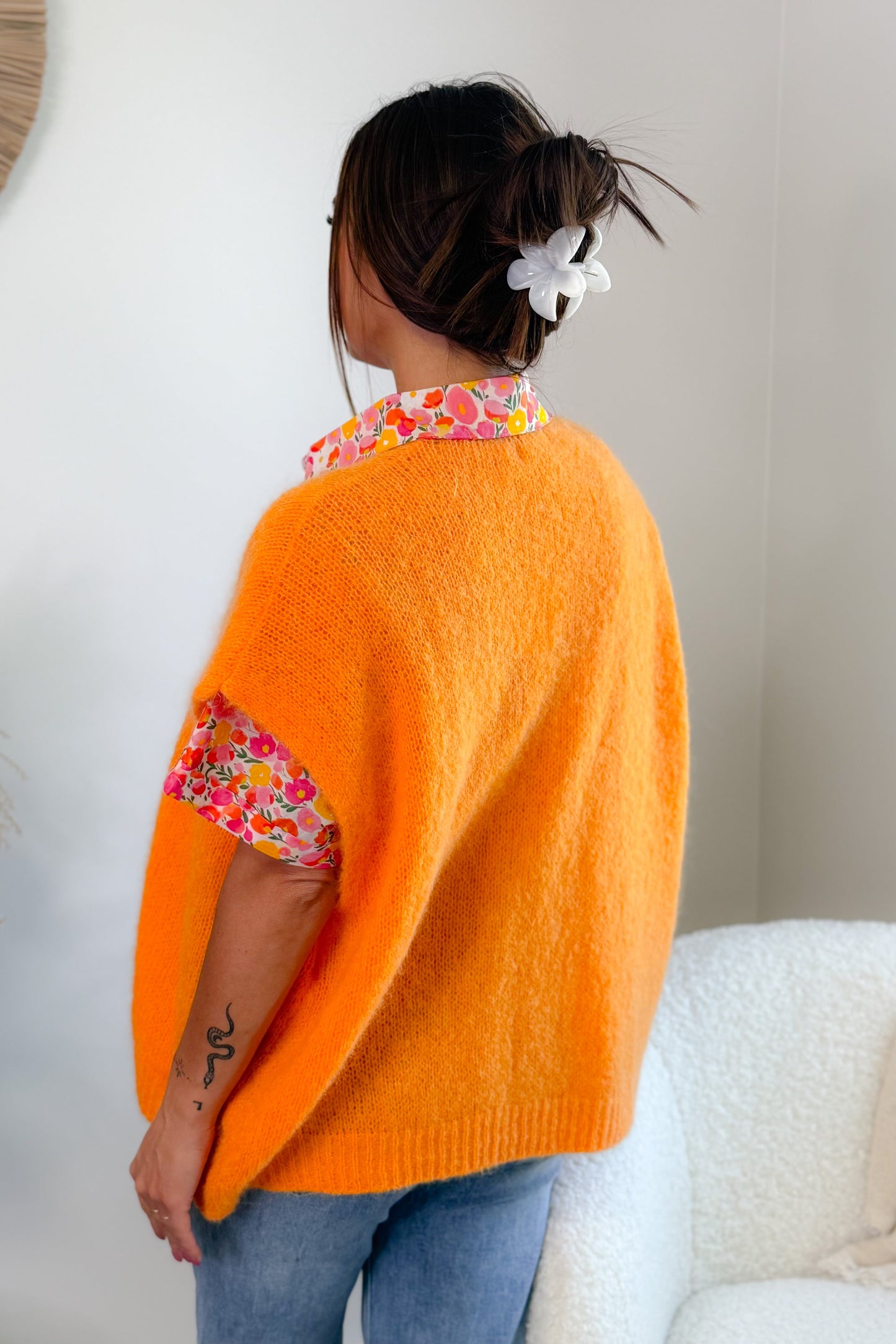 Gilet Bemena Sans Manches Orange