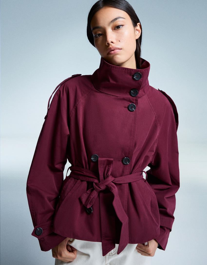 Trench-coat classique léger d'automne
