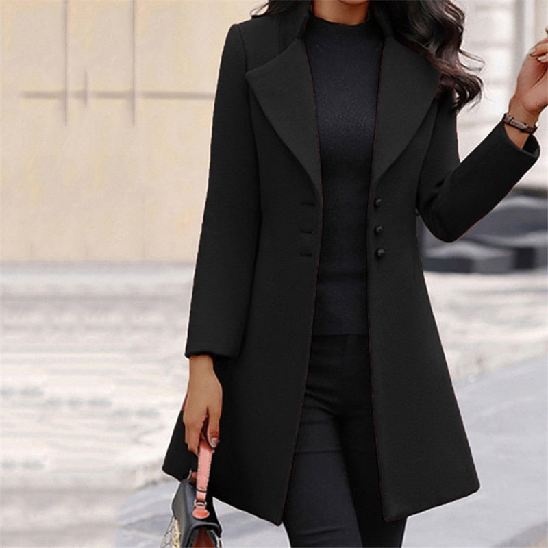 Veste classique décontractée zippée intégrale