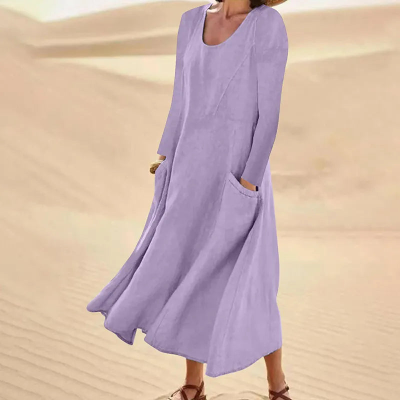 Donin™ | Robe Longue En Lin