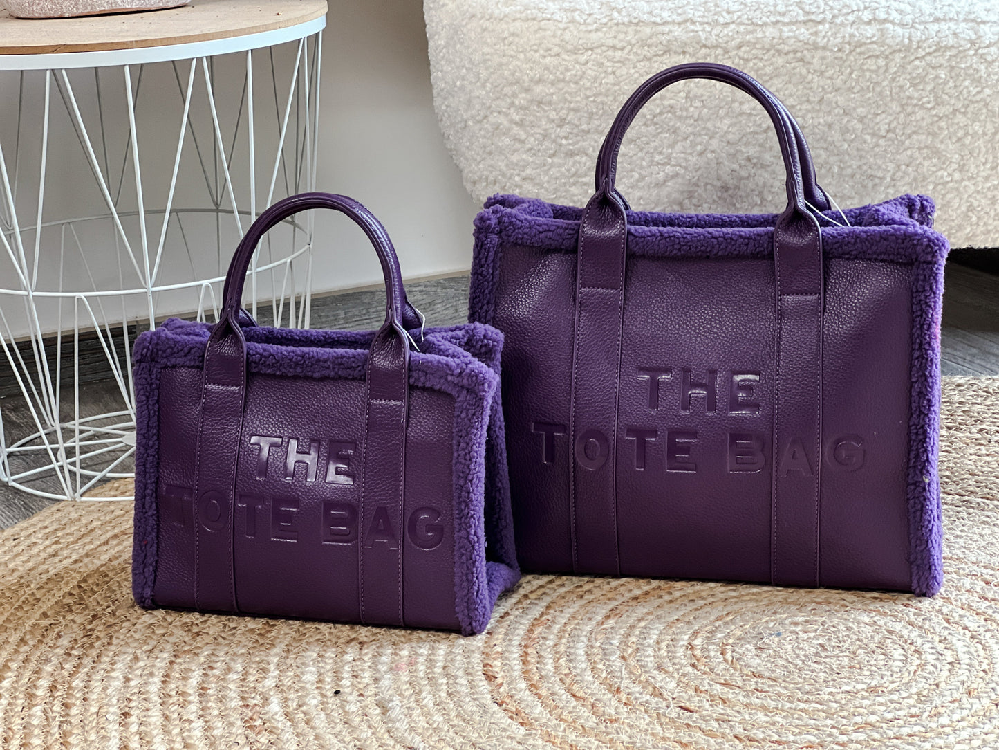 THE TOTE BAG Teddy Violet