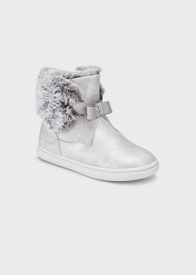 Bottines fausse fourrure