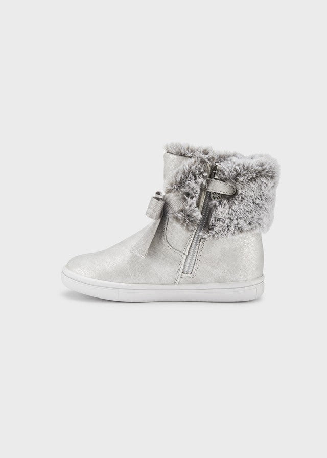 Bottines fausse fourrure