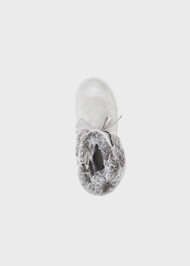 Bottines fausse fourrure
