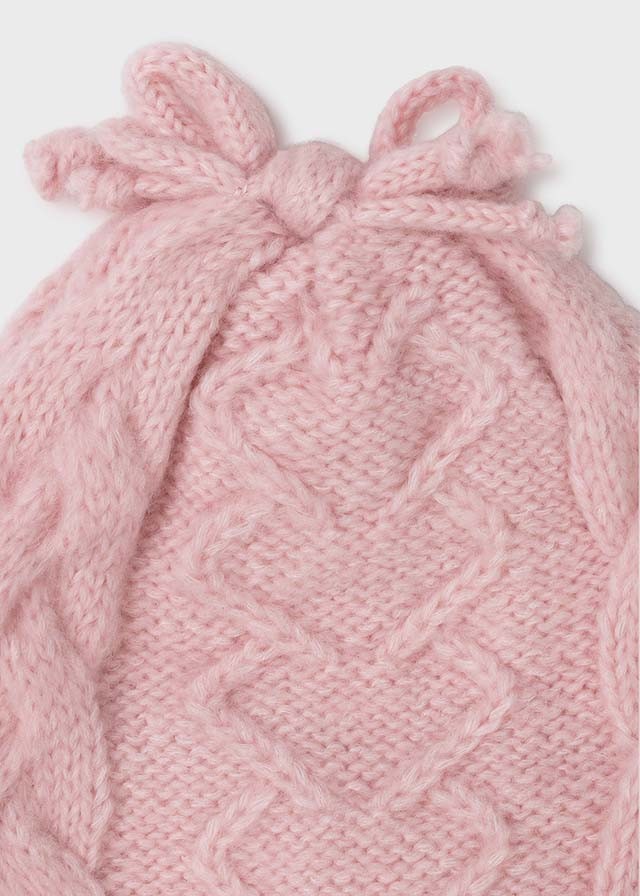 Ensemble bonnet - écharpe - moufles bébé Evelina