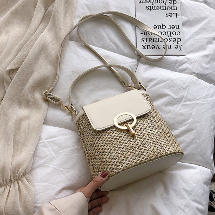 Sac à bandoulière en fibre naturelle