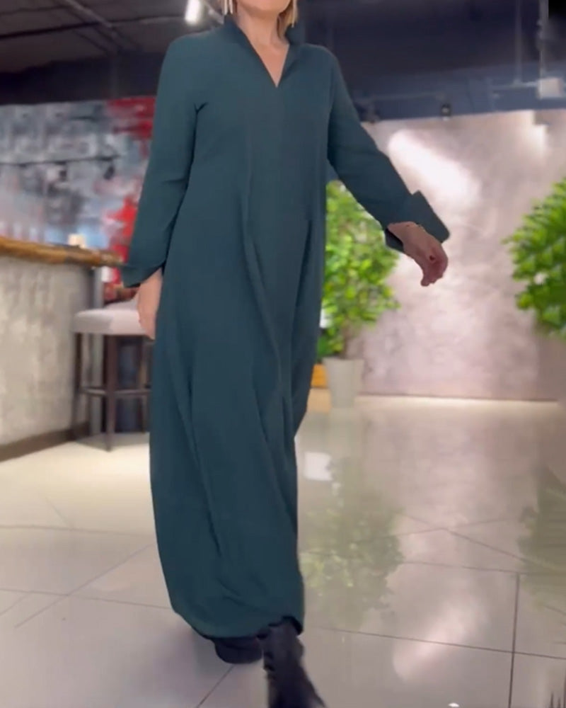 Evia™ | Robe Longue Ample à Fente