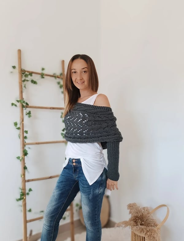 Écharpe légère confortable à couches élégantes