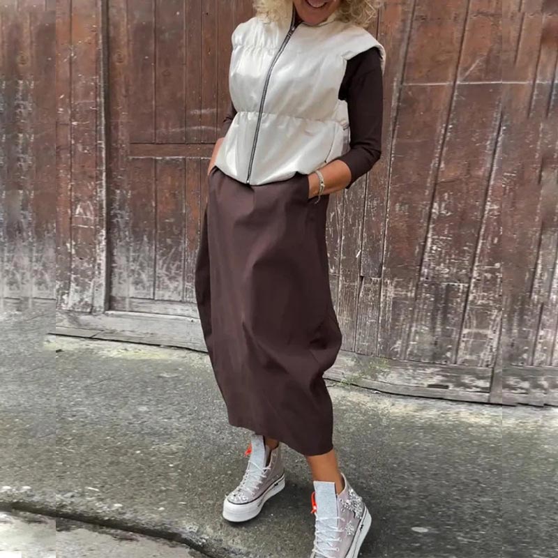 Selindrae™ - Robe femme avec poche élégante