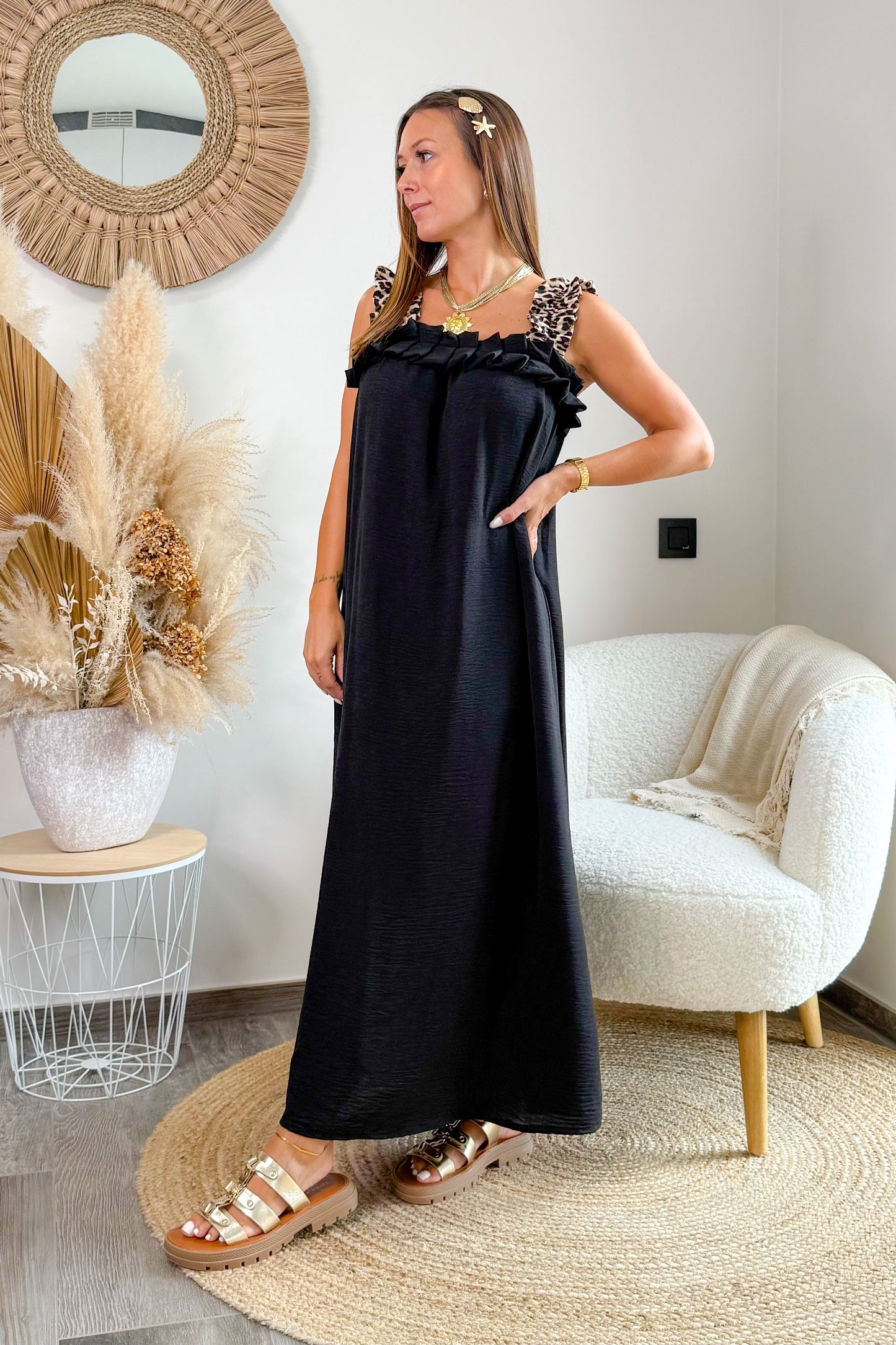 Robe Longue Lika Noire