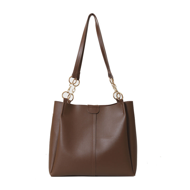 Ensemble sacs en cuir grainé