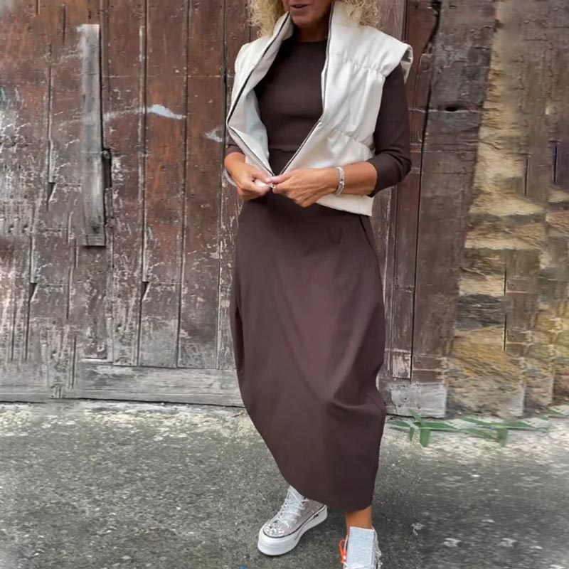 Selindrae™ - Robe femme avec poche élégante