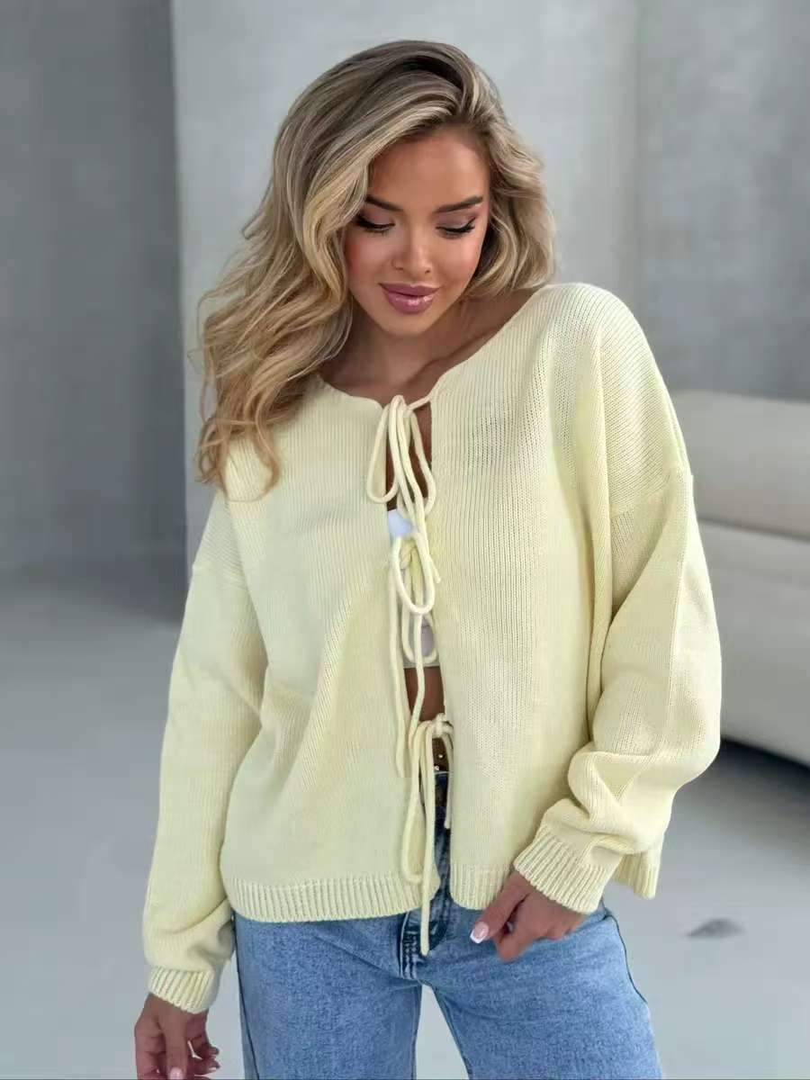 Chic Cardigan Court Lacé