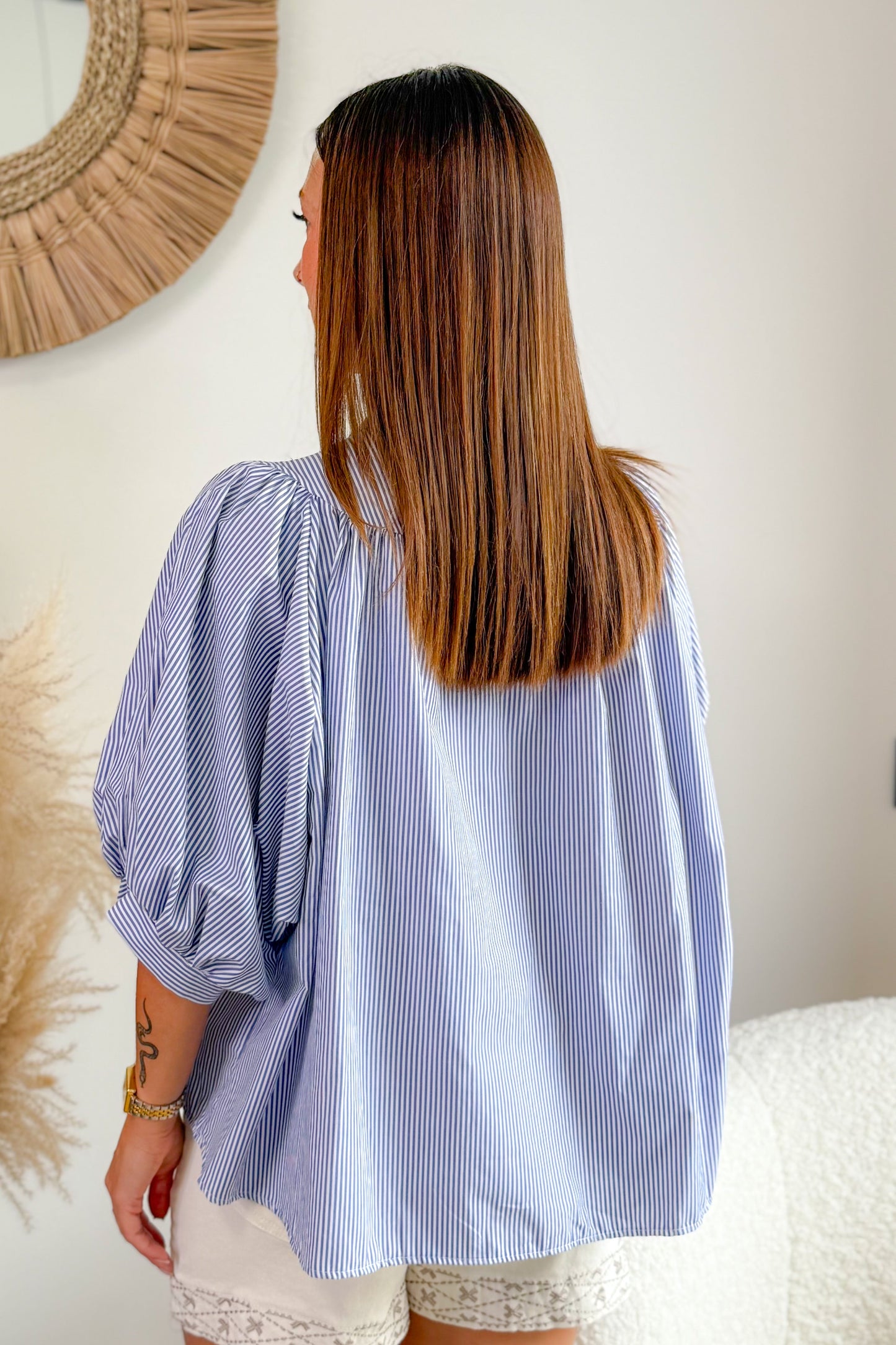 Chemise " Citron" Bleu