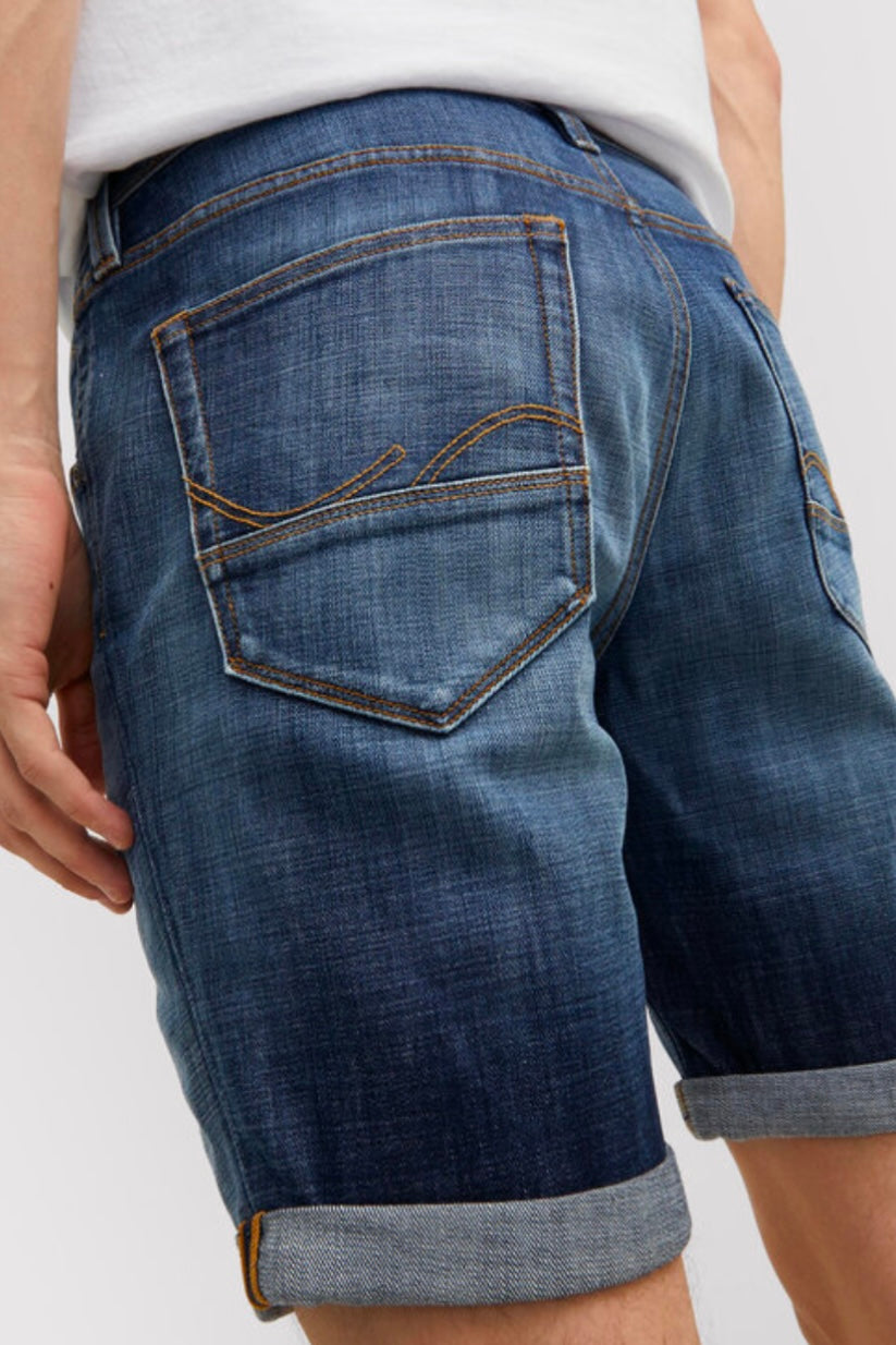 Short JJIRICK JJifox en Jeans Bleu
