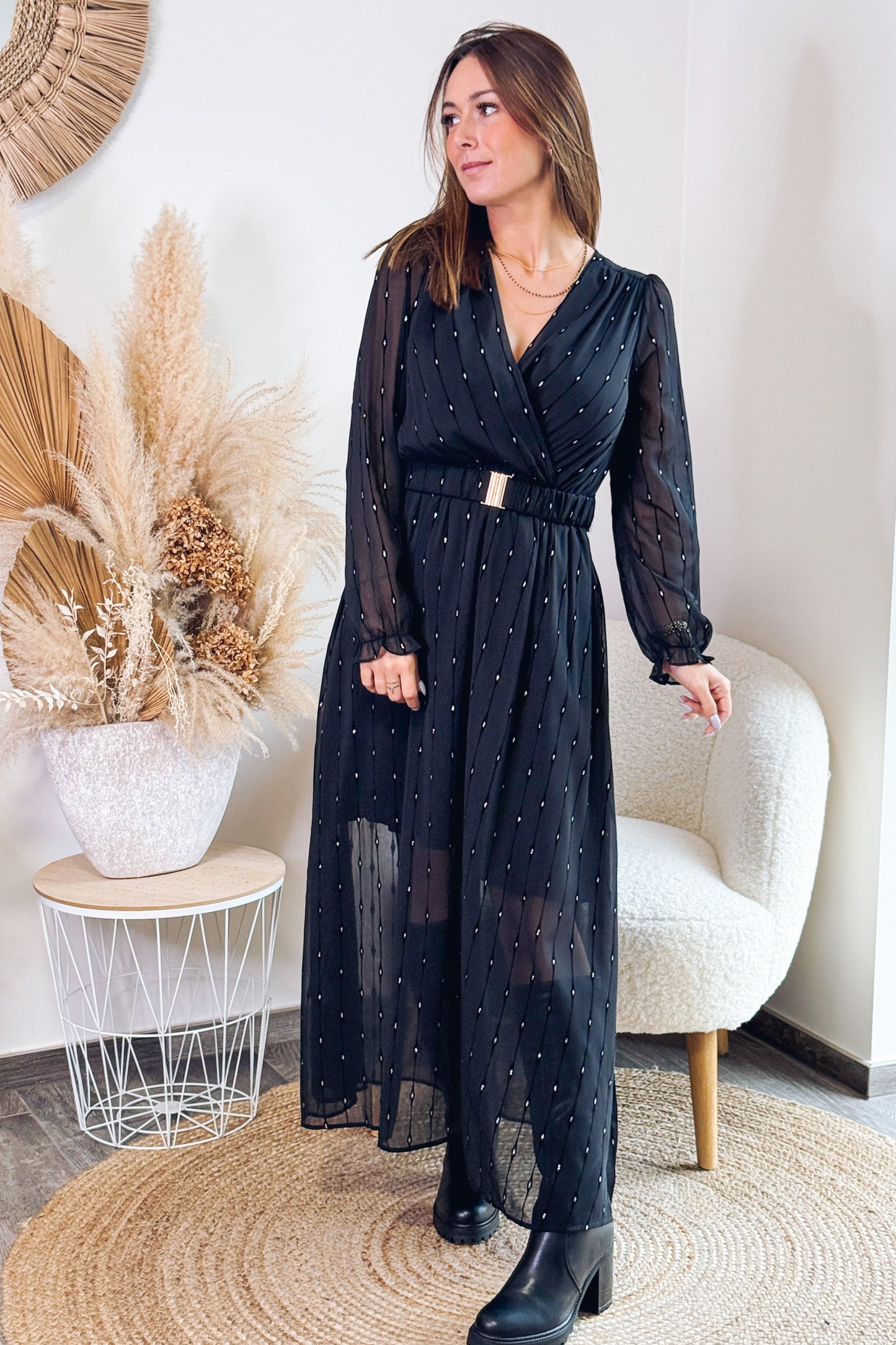 Robe Longue Suzanna Noir