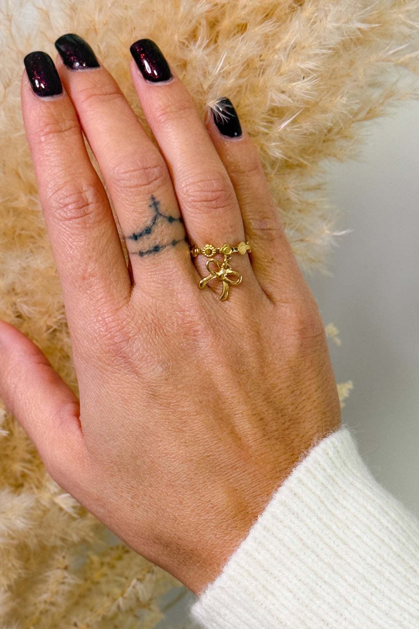 Bague Noeud Doré