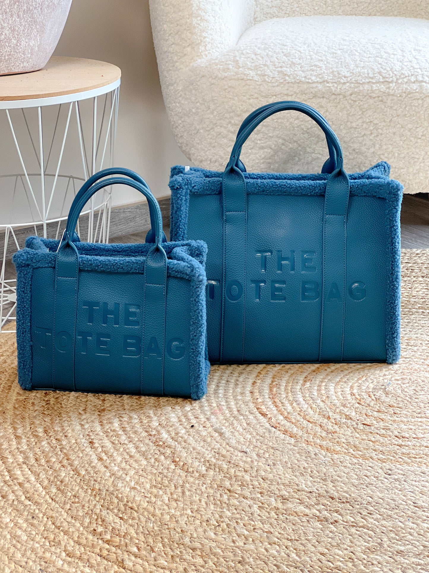 THE TOTE BAG Teddy Bleu Canard