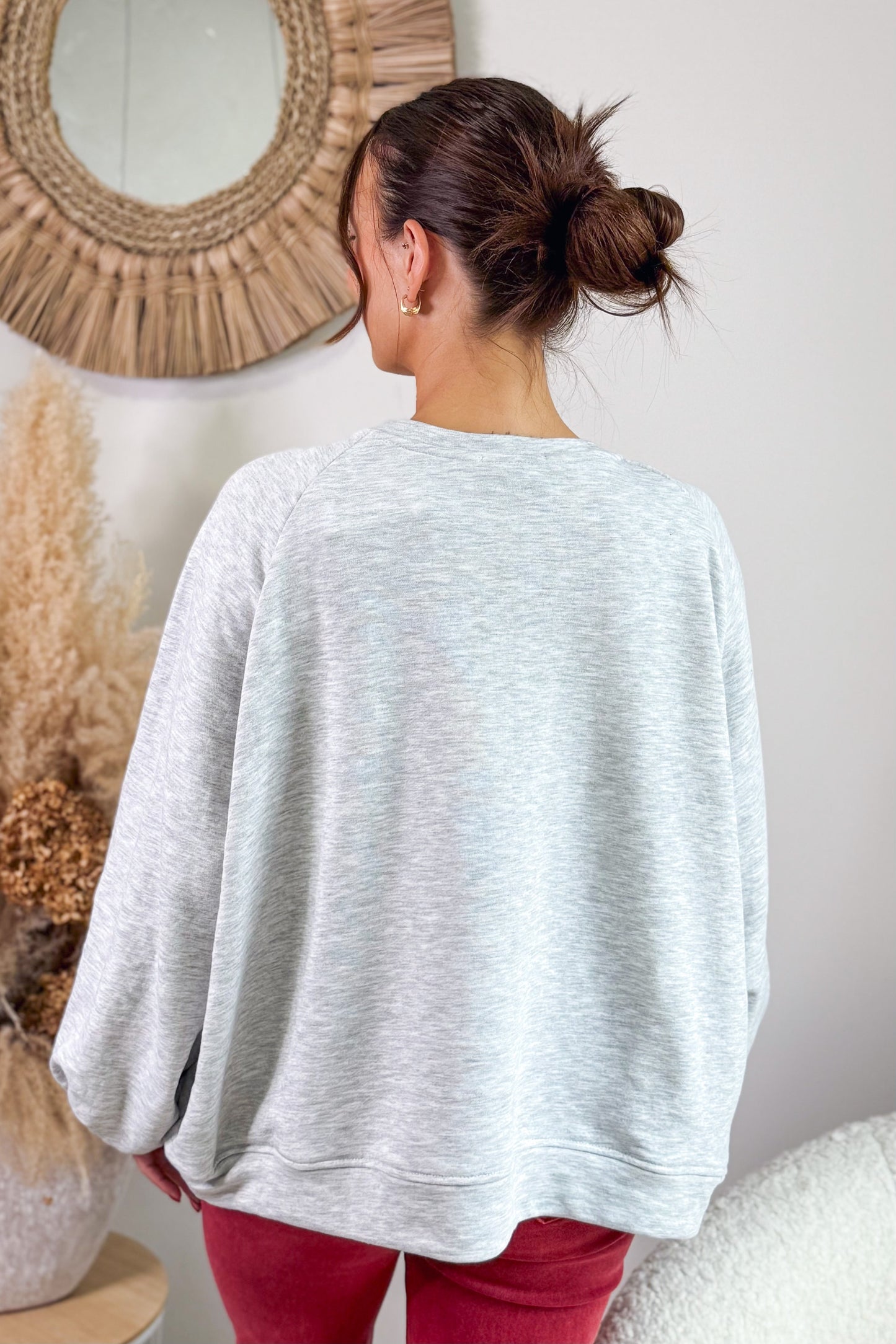 Sweat " Ciao" Gris
