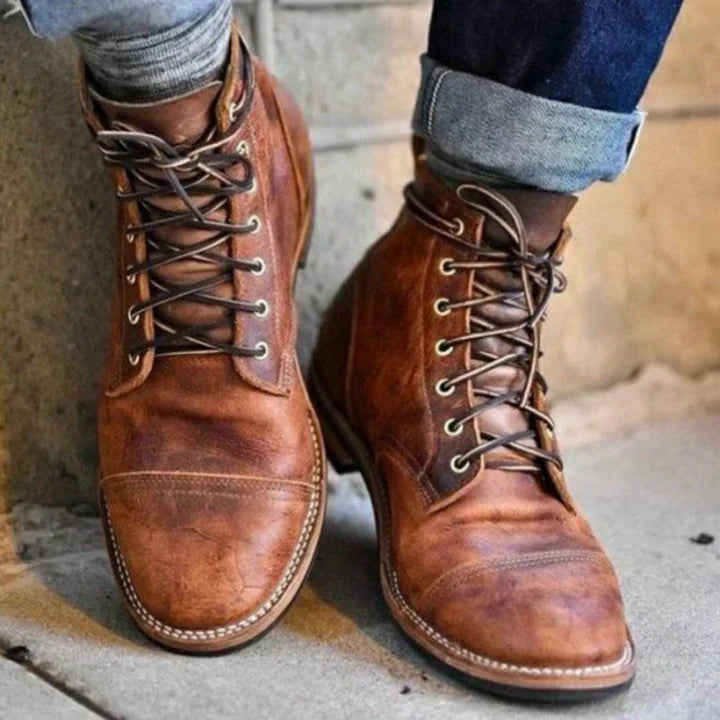 Dennis™ | Bottines Premium en Cuir
