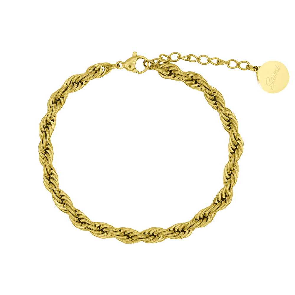 Élodie Lavin® | Twisted Bracelet plaqué or 14 carats