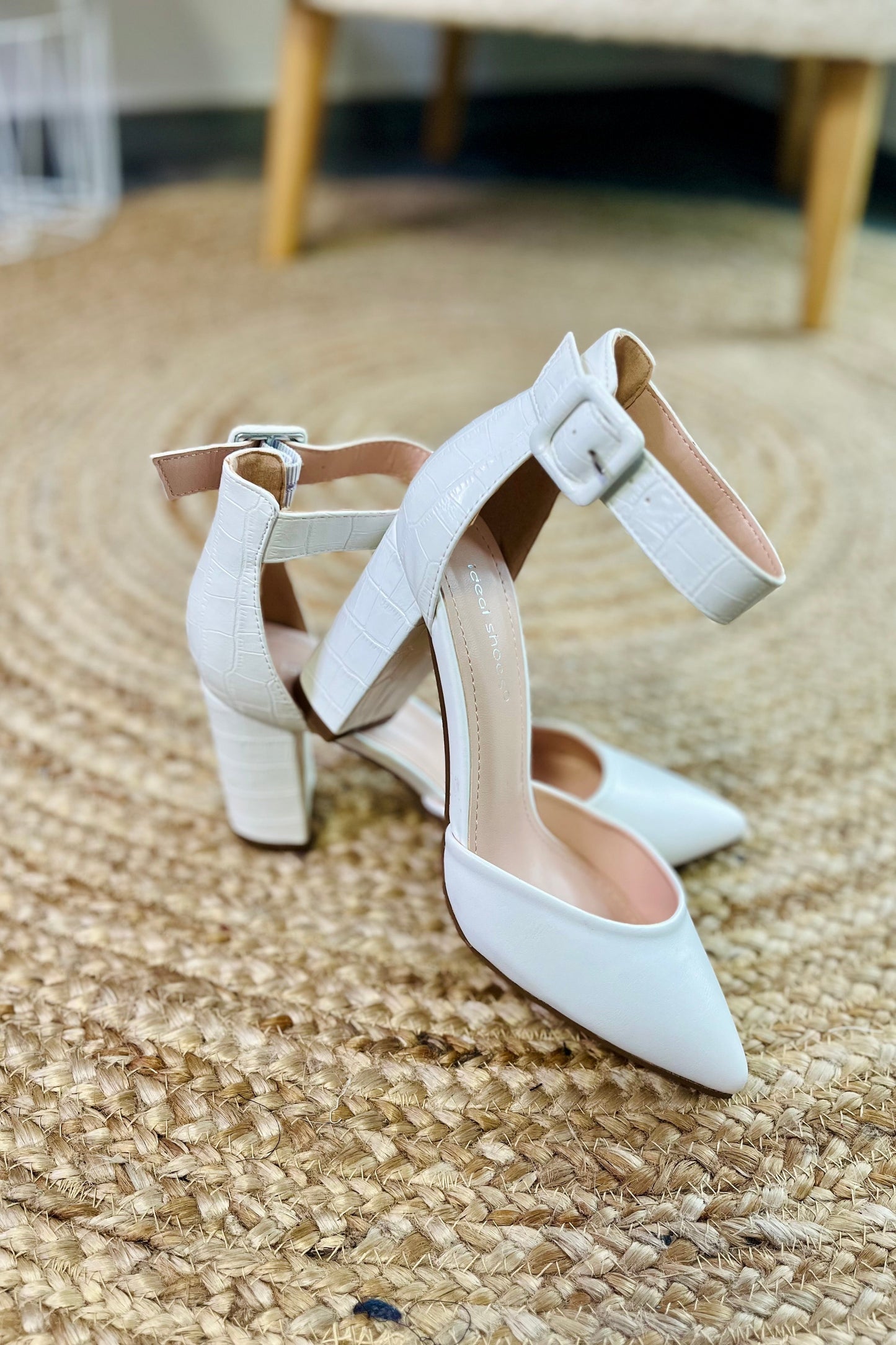Chaussures à Talon Inda Blanc