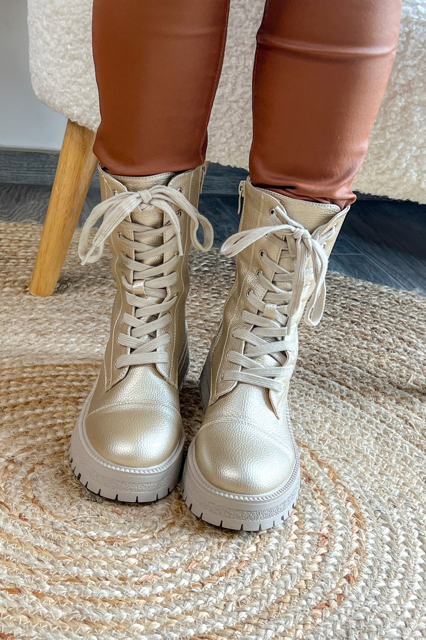 Bottines Divina Doré