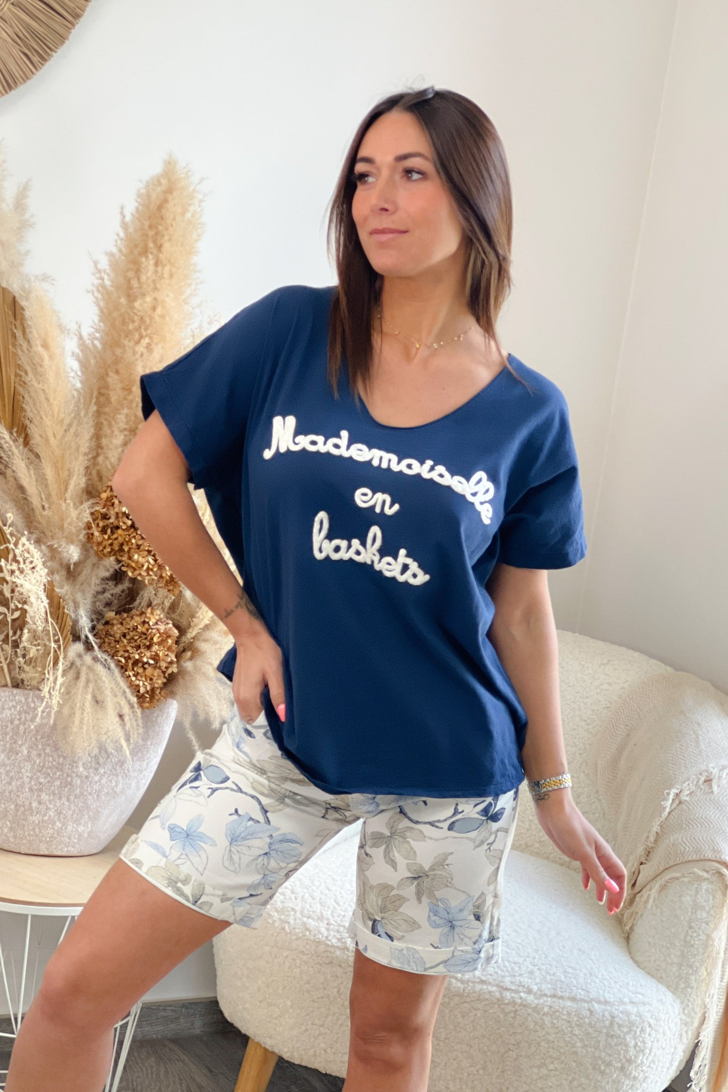 Short en Jeans Romy Flower