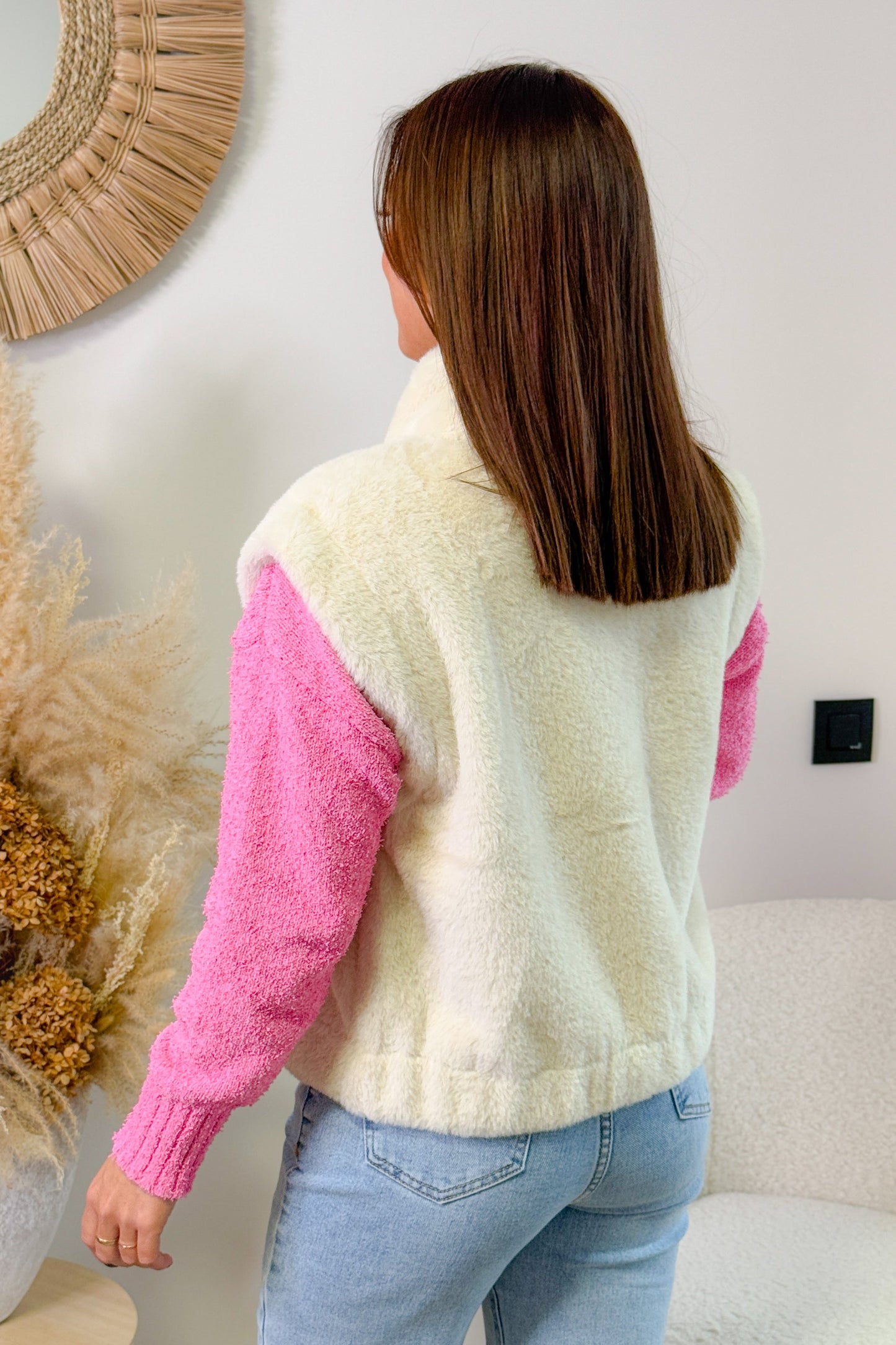 Gilet Sans Manches Melina Ecru Garcia