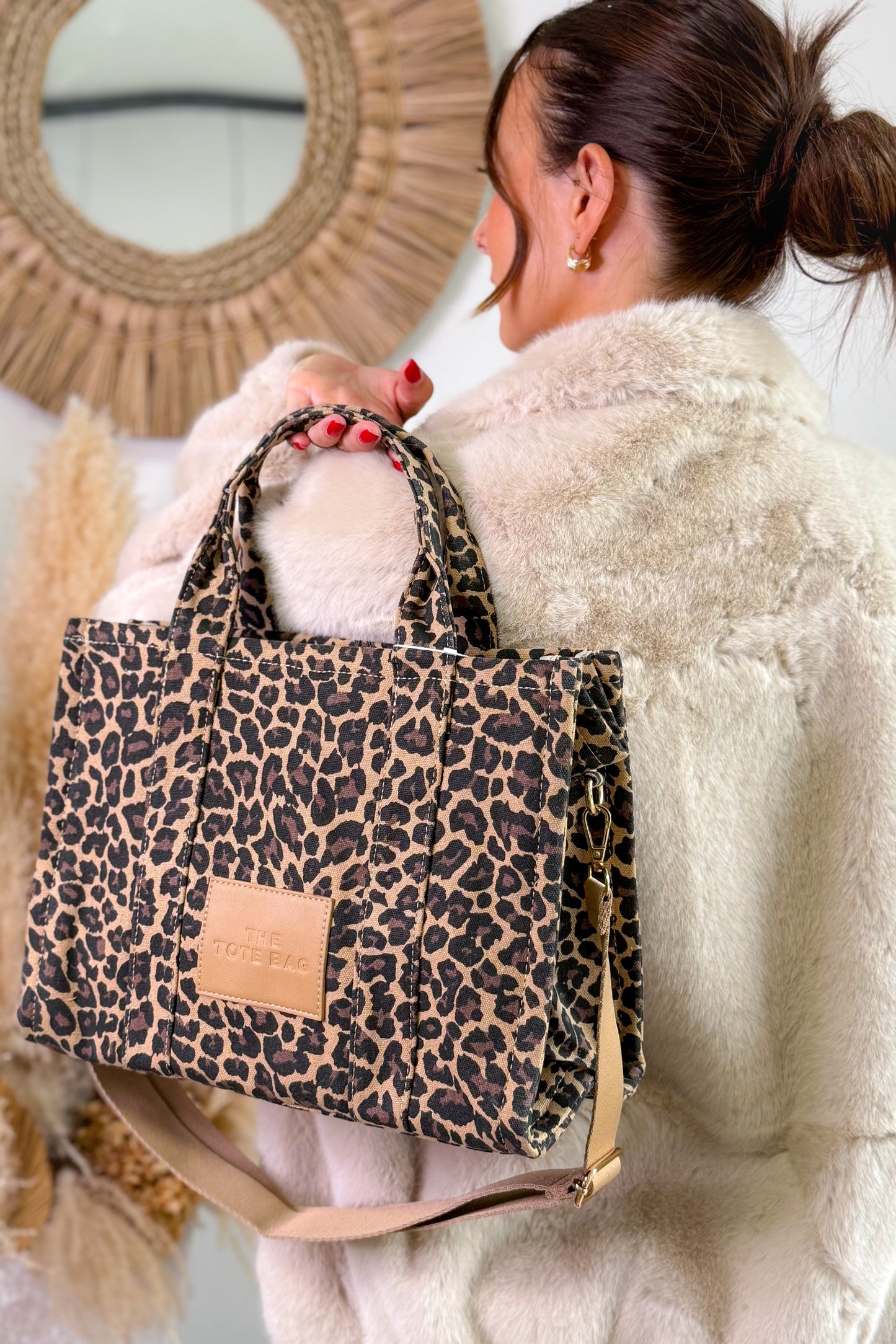 Sac Tote Bag Jeans Léo Modèle Moyen