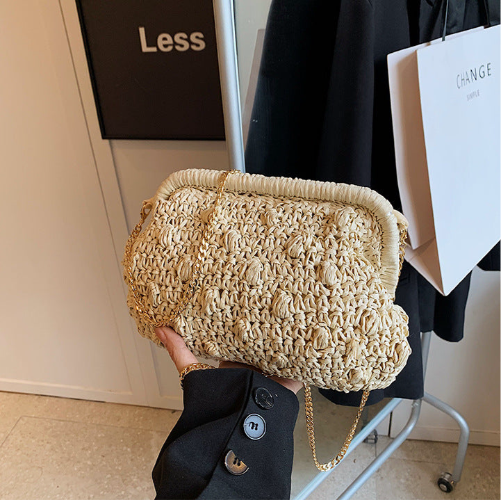 Sac à bandoulière en fibre naturelle