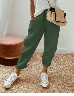 Pantalon en coton élégant