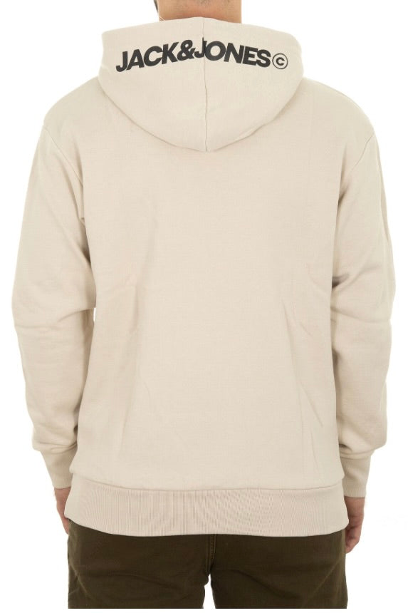 Sweat à capuche JJOlive Beige