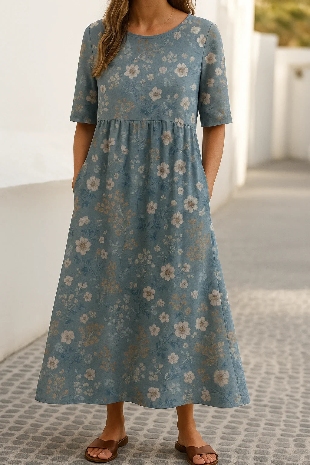 Aniya™ | Robe Maxi Décontractée Imprimée