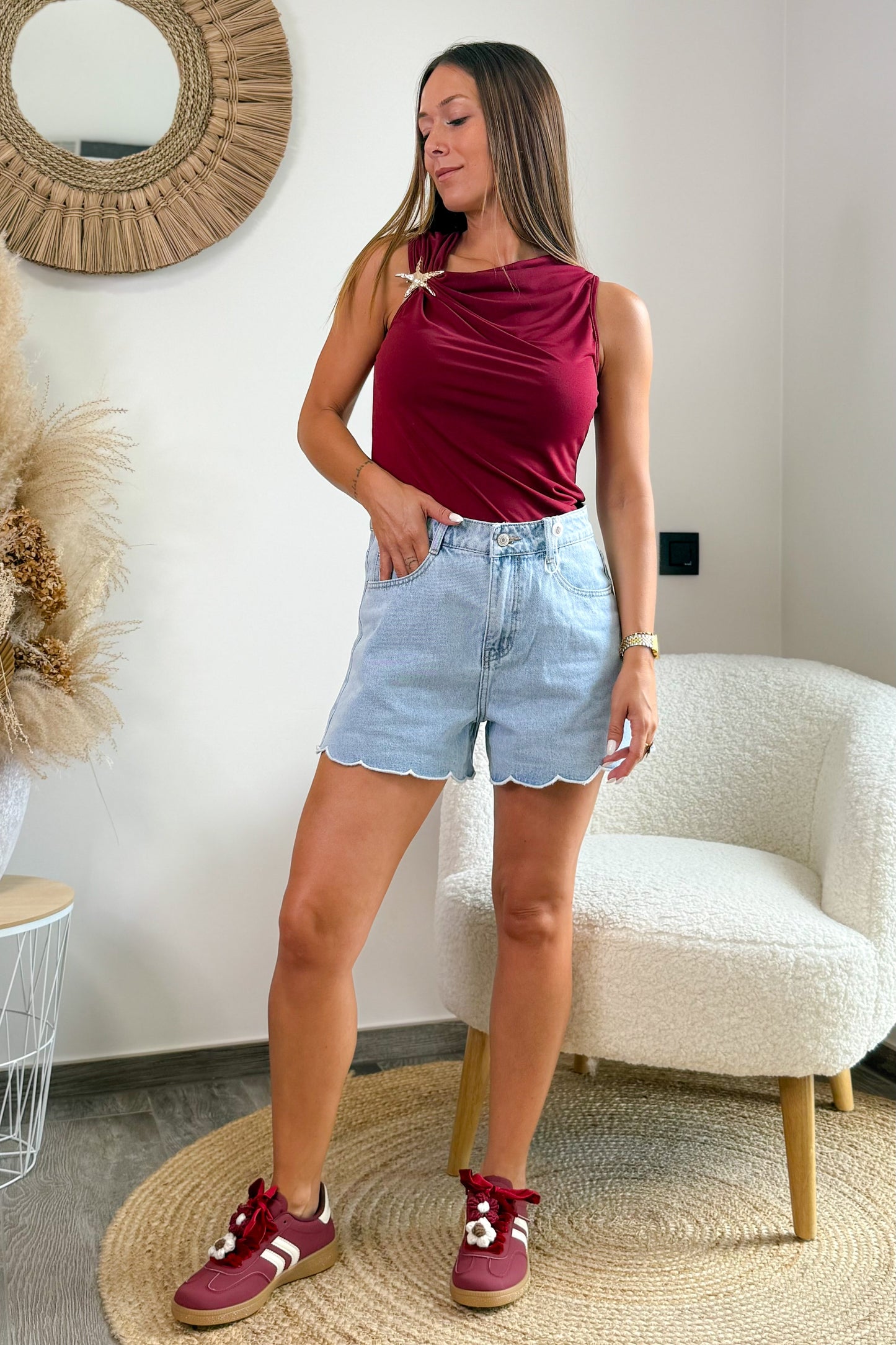 Short En Jeans JD591C Bleu