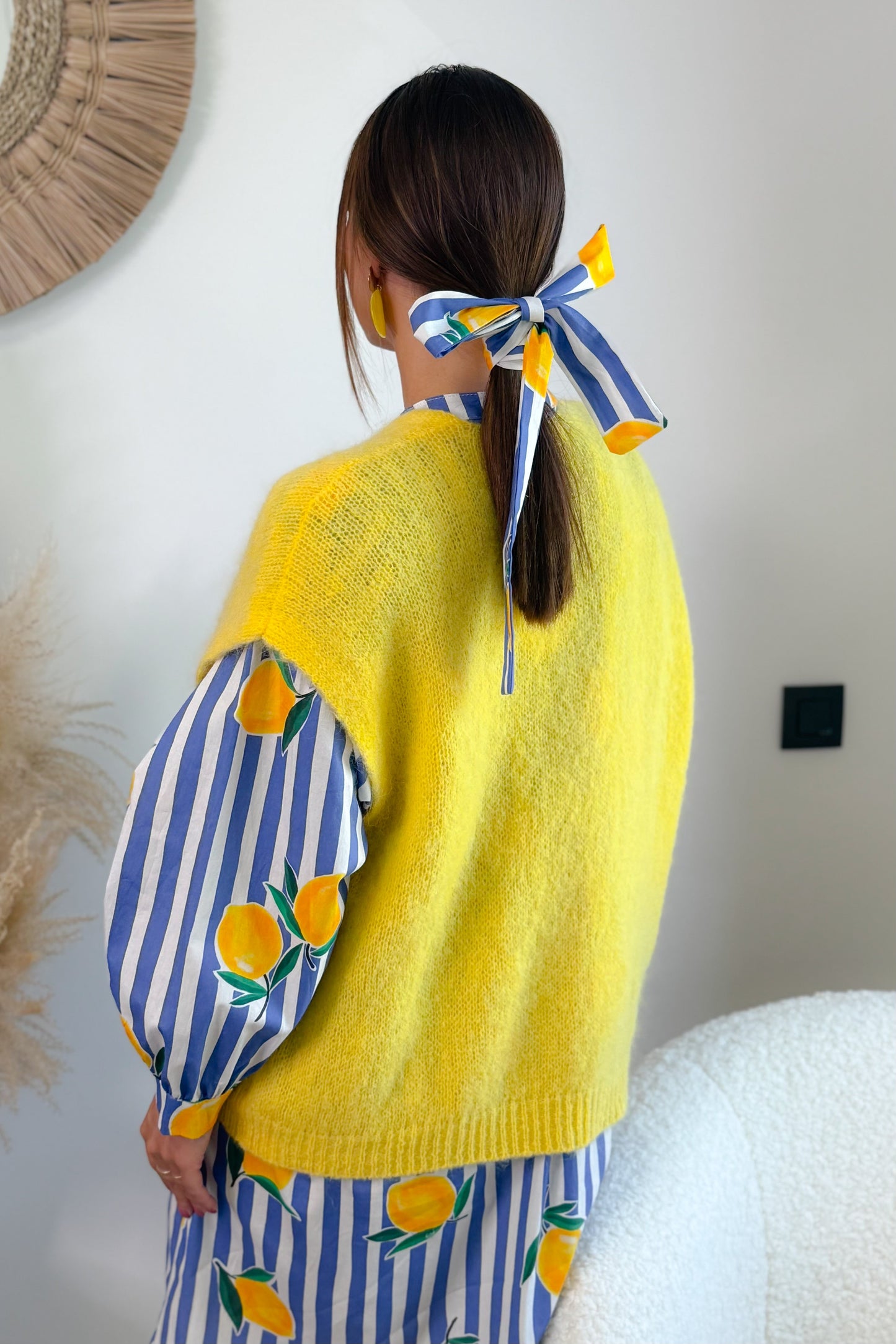 Gilet Bemena Sans Manches Jaune