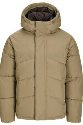 Doudoune Jack & Jones Edward Beige Foncé