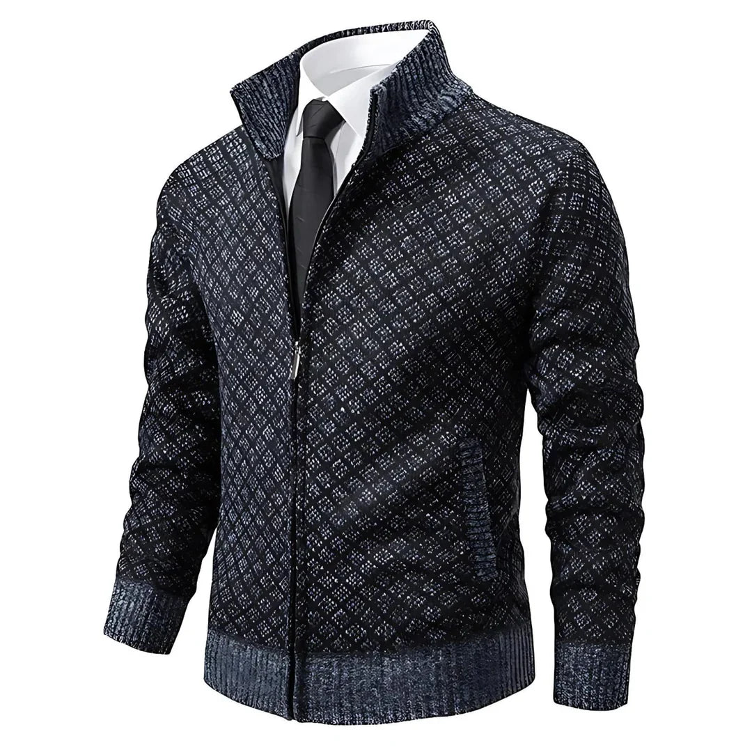 Emanuel™ | Cardigan Zippé à Motifs