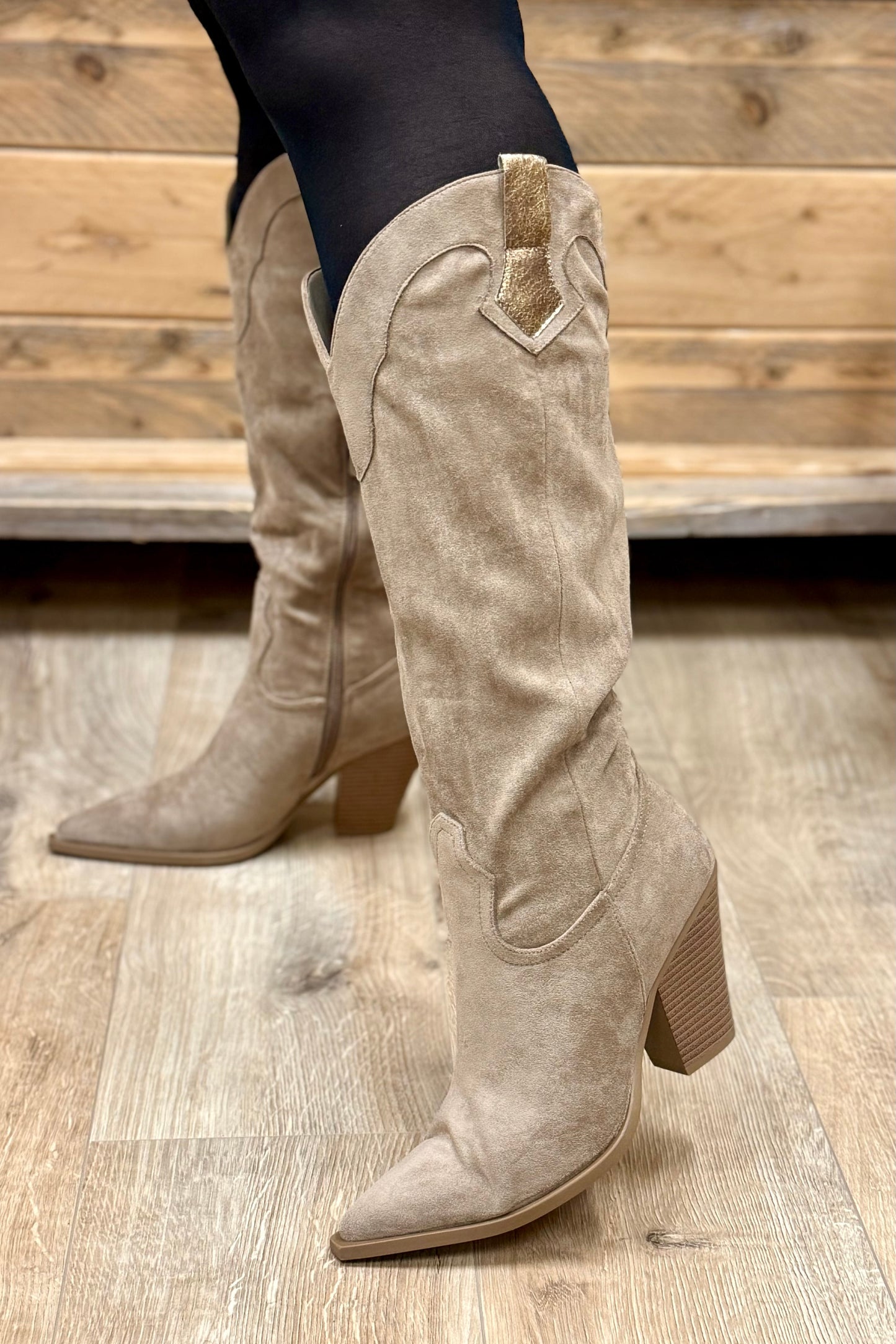 Botte Lavina Taupe Mollet XL