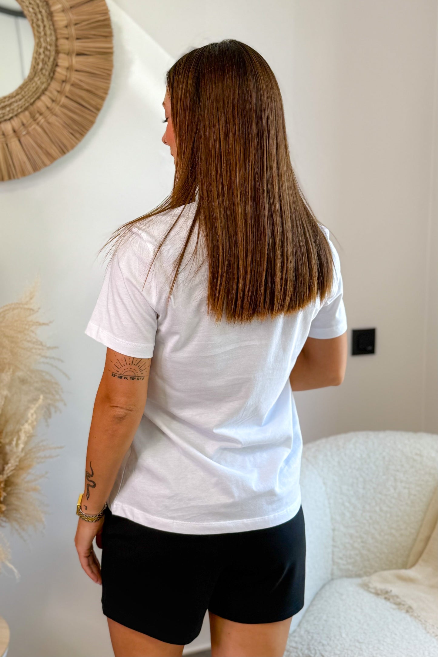 T-Shirt Ketty Ourson Blanc Only