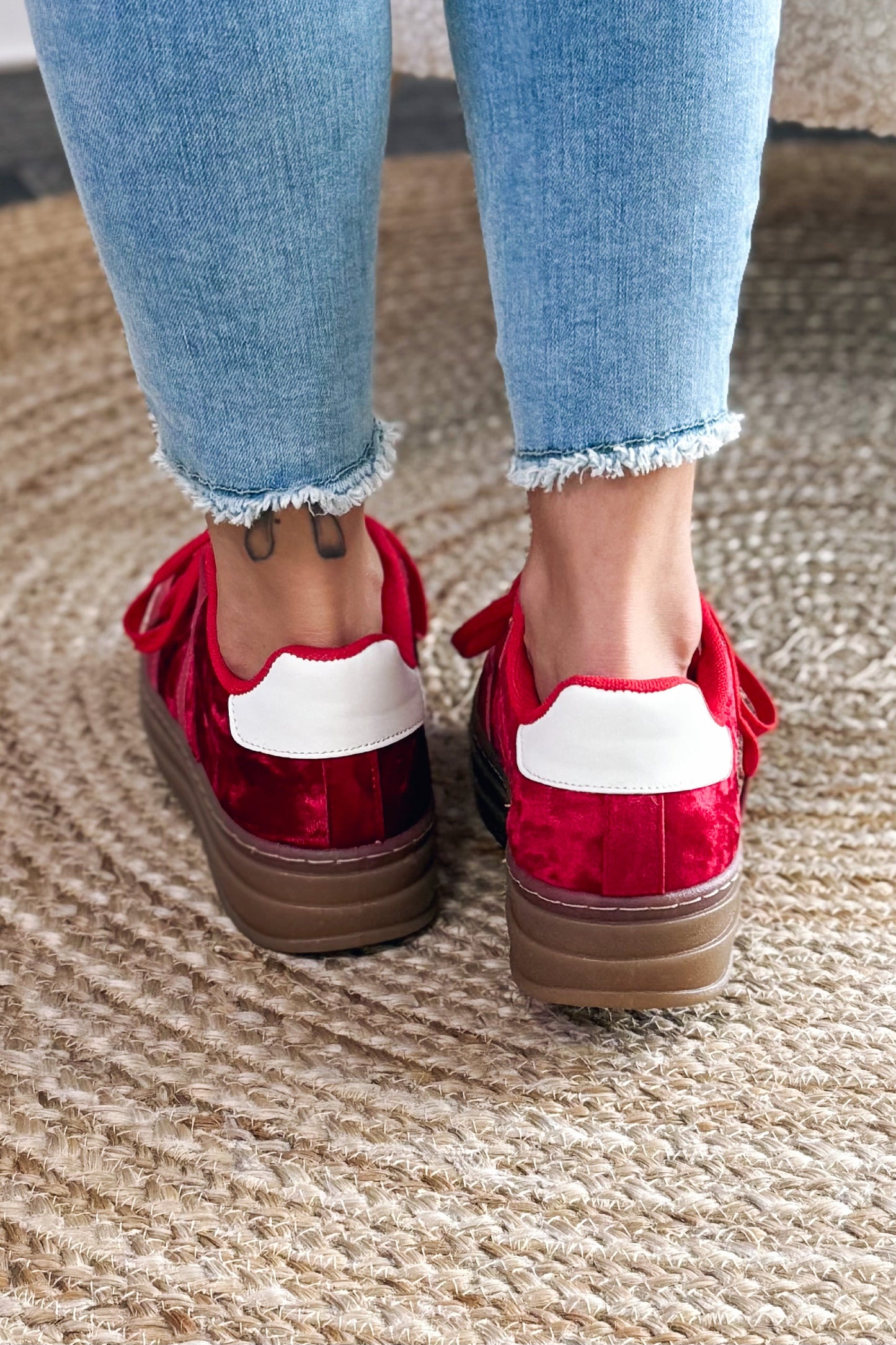 Basket Addax Rouge Bi-Matières